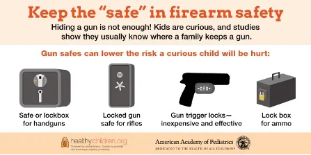 infographic about gun violence