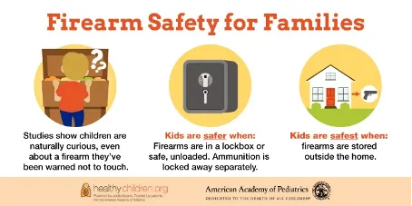 infographic about gun violence